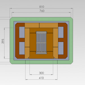 Semineu Modular Juku schita si dimensiuni