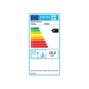 Semineu pe Lemne cu Cuptor, Perete Dublu si Termometru 12 kW, 460x1050x575 mm eficienta energetica