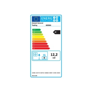 Semineu pe Lemne cu Cuptor si Termometru 12 kW, 440x1000x500 mm eficienta energetica