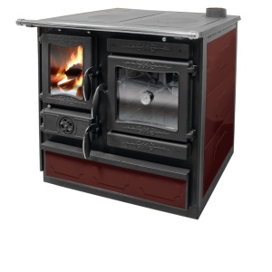 Soba de gatit pe lemne Gulliver 10,5 kw bordo