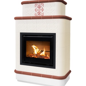 Sparta - Soba pe lemne cu acumulare, din maiolica - 8,4 kW SP 016