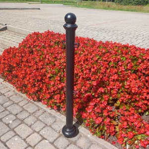 Stalp cu lant tip RII din otel si fonta 1000 mm