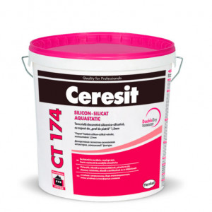 Tencuiala Decorativa Siliconico-Silicatica 1,5 mm Ceresit CT 174 - Galeata 25 kg