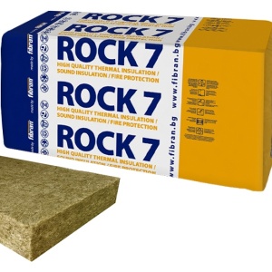 vata bazaltica 10 cm Fibran Rock Contact fatada