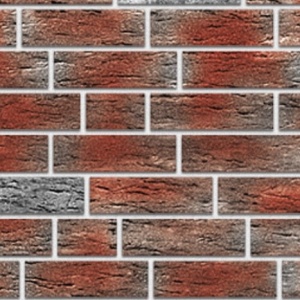 Caramida Aparenta Jever, rosu antracit multicolor, NF (240x71x14 mm) rost alb