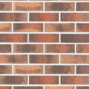 Caramida Aparenta Toulouse, rosu multicolor carbon, NF (240x71x14 mm) rost alb