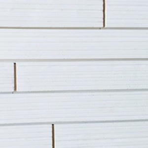 Caramida decorativa fatada moderna Long Niva White textura liniara