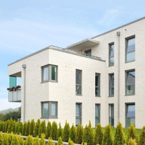 Caramida Klinker Lyon, alb-perlat (240x115x71 mm) exterior