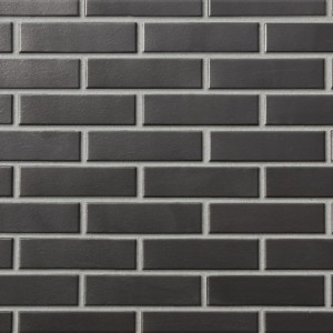 CARBON - caramida klinker perforata, negru, 250x120x65cm