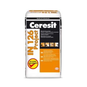 Ceresit IN 126 Project - Glet pentru interior, pentru denivelari de 2-10 mm, 25Kg