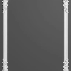Manavi B19-2 chenar decorativ alb pentru interioare moderne