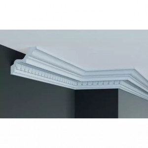 Cornisa decorativa Manavi C738 din poliuretan 8.5x8.5x244 cm