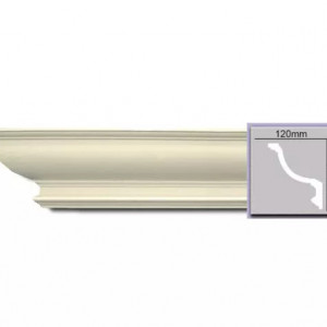 Cornisa decorativa Manavi P901 din poliuretan 15.4x12x200 cm