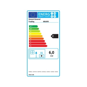 Focar Semineu Fonta 6 kW, 280x240x300 mm eficienta energetica
