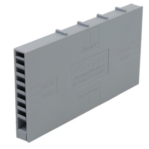 Grila ventilatie zidarie gri mediu 10x100x60 mm