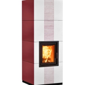 Maxi - Soba pe lemne cu acumulare, din maiolica - 8,3 kW MX 003