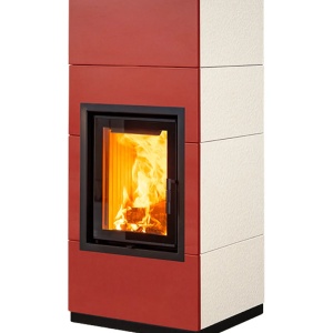 Mini - Soba pe lemne cu acumulare, din maiolica - 8,2 kW MN 024