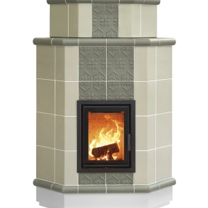Olimpia 5 Levels - Soba pe lemne cu acumulare, din maiolica - 8,2 kW OL 026