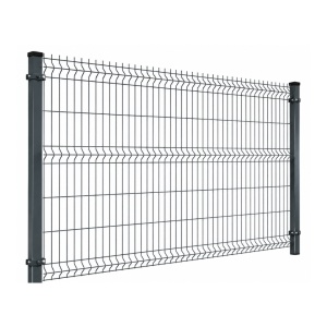 Panou gard 3D zincat 1,23 x 2,50 m, fir 4 mm, 46 bare verticale, gri antracit produs