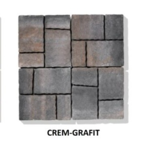 Pavaj Calimera Crem-Grafit 40x40x6 cm