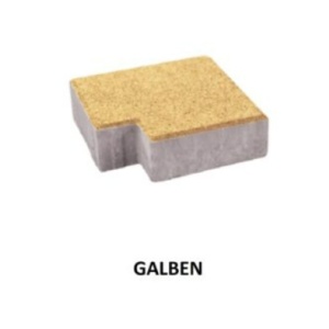 Pavaj Mozaic Galben 20x20x6 cm