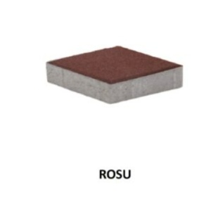 Pavaj Relief Rosu 20x20x6 cm