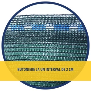 Plasa protectie gard verde din polietilena HDPE rezistenta UV