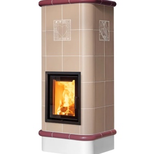 Quadra 5 Levels - Soba pe lemne cu acumulare, din maiolica - 8,2 kW QC QC 013