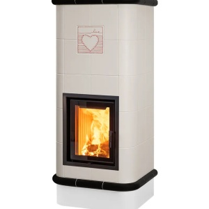 Quadra 5 Levels - Soba pe lemne cu acumulare, din maiolica - 8,2 kW QC 067