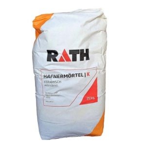 Rath Hafnermortel Universal K - Mortar refractar, priza ceramica, pentru sobe teracota, 25 kg