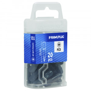 RawlPlug RT-BIT-PZ - bit pentru surubelnite cu cap Pozidrive ambalaj