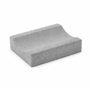 Rigola beton mica 25.5x16x8 cm, gri, pentru drenaj ape pluviale