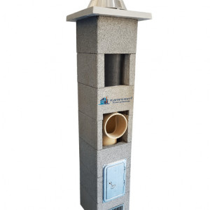 Sistem cos de fum profesional EcoHORN 90 grade