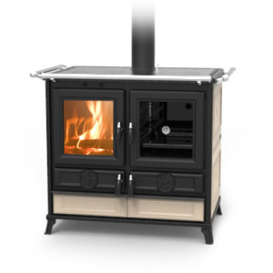 Soba de gatit pe lemne Thermorossi Viola Evo 13,9 kW bej