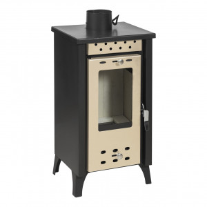 Soba pe lemne MG 100, bej