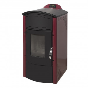 Soba pe peleti Amanda diva 32 L, bordo