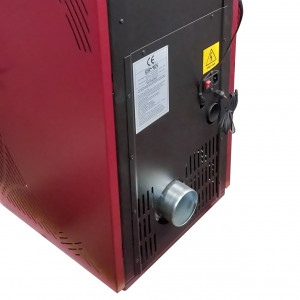 Soba pe peleti Amanda Evita 12 L, bordo