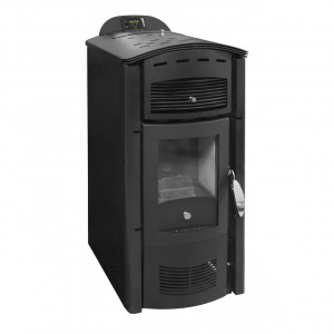 Soba pe peleti Amanda standard 20 L, negru