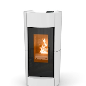 Soba pe peleti Chic Idra 21 Thermorossi 22,5 kW alb