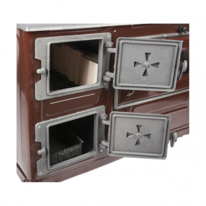 Soba pentru gatit FANTEZIA PF, cu cuptor si plita, 6.4kW, usi