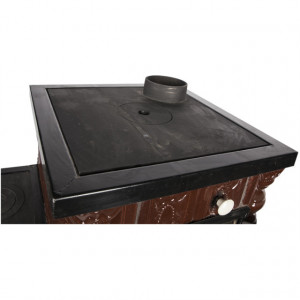Soba teracota B3R+C+M, 100x100x46.5cm, 10 kW, plita