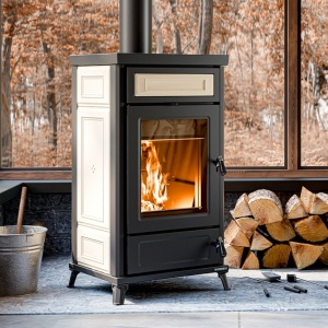 Termosemineu pe lemne Thermorossi DORA Maiolica 16,4 kW