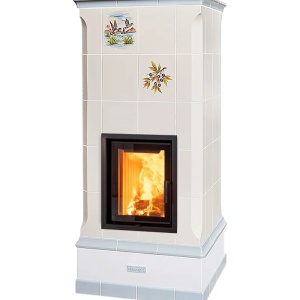 Vega - Soba pe lemne cu acumulare, din maiolica - 8,3 kW VG 025