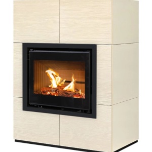 Wide - Soba pe lemne cu acumulare, din maiolica - 8,4 kW WD 007