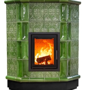 Atena 4 Levels - Soba pe lemne cu acumulare, din maiolica - 8,2 kW AT 012