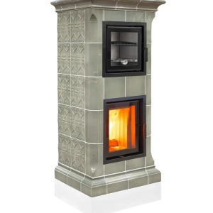 Bistrot - Soba pe lemne cu acumulare si cuptor, din maiolica - 8,6 kW BS 014