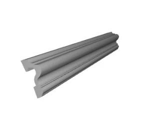 Brau decorativ Manavi B10 polimer rigid 3.2x1.6x200 cm