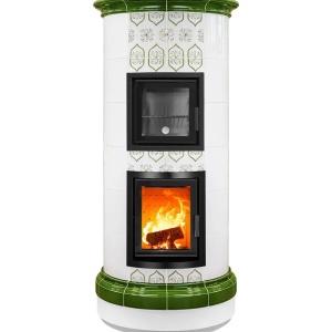 Buffet 6 Levels - Soba pe lemne cu acumulare si cuptor, din maiolica - 8,6 kW BT 002