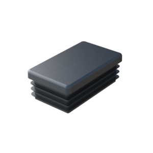 Capac stalp gard 40x60 mm negru, accesoriu protectie stalpi gard si panouri gard