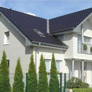 Caramida Aparenta Oslo, alb perlat, NF (240x71x14 mm) fatada casa